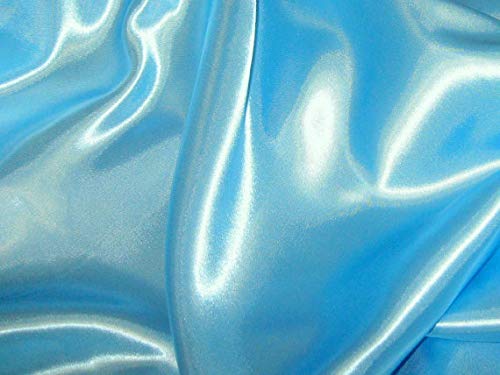 Reliable Bedding 100% Pure Silk Satin Sheet Set 7pcs, Silk Fitted Sheet 15'' Deep Pocket,Silk Flat Sheet,Silk Duvet Cover & Pillowcases Set !!! Full, Sky Blue