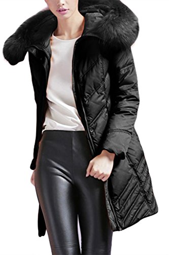 XIAOLV88 Women's Fur Collar Duck Down Slim Down Coat Jacket XIAOLV88 Women's Fur Collar Duck Down Slim Down Coat Jacket