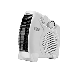 Russell Hobbs RFH20VH 2000 Watt Fan Heater/Room Heater with Adjustable Thermostat (White)