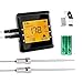 Digital Meat Thermometer for Grilling, Bluetooth Wireless Cooking Thermometer with 6 Probes Ports, Dual Probes Kitchen Thermometer for BBQ Smoker Oven Grill, Instant-read Food thermometer ios/android