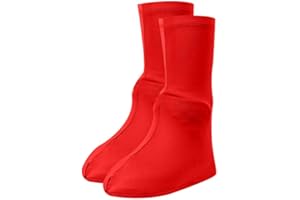 WADY Reusable Shoe Covers for Adult, Anti-Slip Anti-Friction High Top Snow Boots Galoshes Overshoes for Men Women Outdoor Cyc