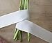 YAMA Solid Grosgrain Ribbon Roll - 1 Inch 25 Yards for Gift Wrapping Ribbons, White
