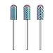 Makartt Tungsten Carbide Nail Drill Bits Set Safety Bits 3Pcs 3/32