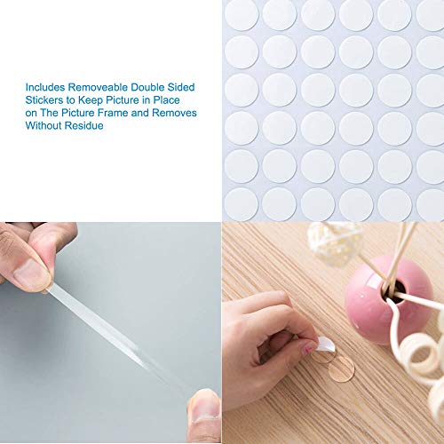 CANDIKO Floating 11x14 Picture Frame Table Top Metal Photo Frame (Antique Gold, Portrait or Landscape)