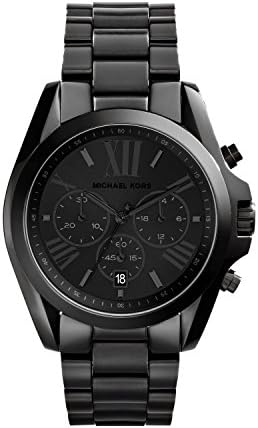 michael kors bradshaw watch black
