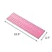 Flytianmy 40Pcs Drawer Dividers, Adjustable Drawer Organizer for Socks, Underwear, Makeup, Can Help Tidy Kitchen, Bedroom, Dresser Pink