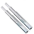 10 Pack Promark 3-Section 100 LB Capacity Full Extension Ball Bearing Side Mount Drawer Slides (22 Inches)