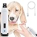 gelugee Pet Nail Grinder 2 Speed - Rechargeable Electric Pet Nail Trimmer Quiet Gentle Painless Paws Trimming & Smoothing for Small Medium Large Dogs Cats