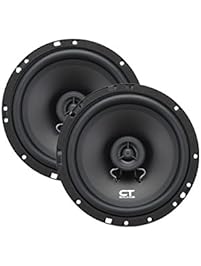 CT Sounds Bio 6.5-Inch 2-Way Silk Dome Coaxial Car Speakers (Pair)