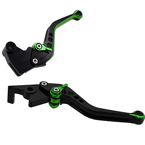 FXCNC Racing Short Billet Adjustable Motorcycle Double Colors Brake Clutch Lever set Pair fit for KAWASAKI VERSYS 1000 15-18,VERSYS (650cc) 15-18,NINJA 650R/ER-6F Z650 Z900 17-18 - Thumbnail 4