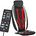 Gideon Luxury Full Back Shiatsu Massaging Cushion with Heat + Vibration/Powerful Deep Kneading + Multi Vibrating Points – Massage Full Back, Upper Back, Lower Back or Pinpoint Precise Massage Spot