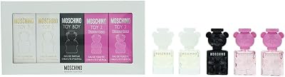Moschino Miniature Collection Set 5pc Unisex Fragrance Gift 2x Toy 2x Bubble
