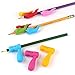 Pencil Grips,Firesara Silicone Ergonomic Writing Aid Dolphin and Handle Style Pencils Training Grip Holder for Kids Students Kindergarten Adults Right Handed The Aged Disabled Hands (9pcs)