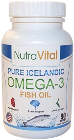 NutraVital Omega-3 Fish Oil (Fatty Acid 1200mg) - Bovine Gelatin (90ct)