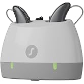 Desktop Charger for Signia Pure Charge &amp; Go iX,iX BCT &amp; AX Hearing AIds | Compatible with Signia Pure Charge&amp;Go iX,iX BCT &amp; AX, and select CROS models for reliable daily charging