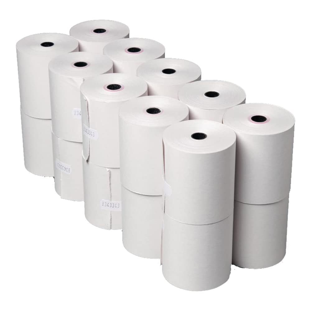 Olympia Non-Thermal Till Roll 2 ply White/White - 33m 1299" (Box 20)