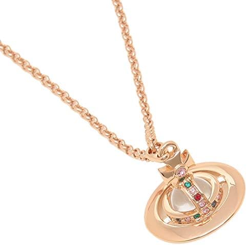 [ヴィヴィアンウエストウッド]ネックレス アクセサリー レディース VIVIENNE WESTWOOD 63020097 G002 ピンク ゴールド vi-752014b3 [並行輸入品]