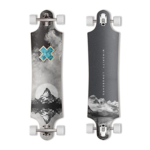 MINORITY Downhill Maple Longboard 40-inch Drop Trough Deck