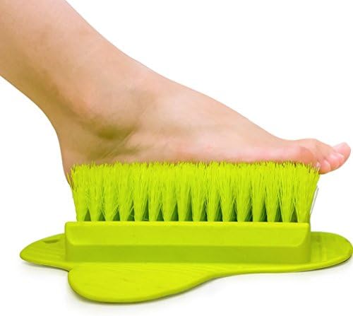 Foot Scrubber and Massager Personal Grooming Tool Foot Scrub Brush Suctions to Shower Floor