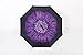 Inverted Umbrella Double Layer Windproof UV Protection Sun&Rain Car Reverse folding Umbrellas Cute Travel Umbrella Manually Rain Windproof Anti-UV Star Flower Umbrella for Easy Carrying Purple