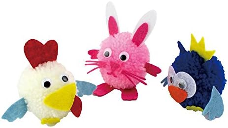 DIY Chicken, Rabbit, Bird Pom Pom Kit