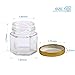 25Pack1.5oz Honey Jars,Mini Honey Jars With Dipper,Hexagon Glass Jar with Gold Lids,Glass Jar with Labels for Gifts,Wedding Favors,baby Favors and DIY Ideas