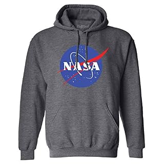 NuffSaid NASA Meatball Logo Worm Hooded Sweatshirt Sweater Pullover – Unisex Hoodie