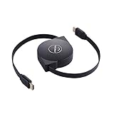 UGREEN Retractable High Speed HDMI Cable with Ethernet Supports Ethernet, 3D, Audio Return Channel, Compatible for HDTV, PS3, Plasma TV, LCD TV, Bluray DVD, HD DVD, XBOX 360