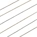 10k Solid Yellow, White or Rose Gold Delicate Rope Chain - 13