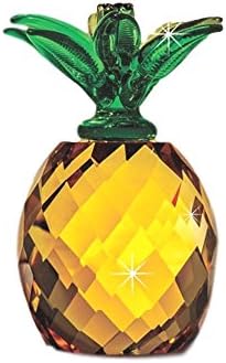 Optical Crystal Prism Crystal Yellow Pineapple Figurine 30MM