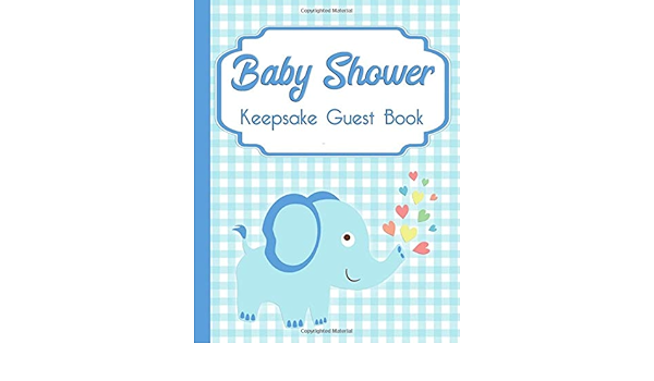 baby shower keepsake book