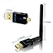 WiFi Adapter AC600Mbps for PC,USB Wireless Network Adapter Dual Band 5Ghz 2.4Ghz External Antennas for Windows XP,10,8.1,7,Vista, Mac OS 10.4-10.14
