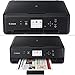 Canon PIXMA TS5020 Wireless All-in-One Compact Inkjet Printer with Print, Scan, Copy (Black) + Set of Ink Tanks + USB Printer Cable + HeroFiber Ultra Gentle Cleaning Cloththumb 1