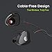 True Wireless Earbuds, FKANT Gemini Completely Wireless V4.1 Dual Mini Bluetooth Headphones Twin Stereo Sweatproof Sport Earphones with Mic for iPhone 7 Samsung S7 Edge And More