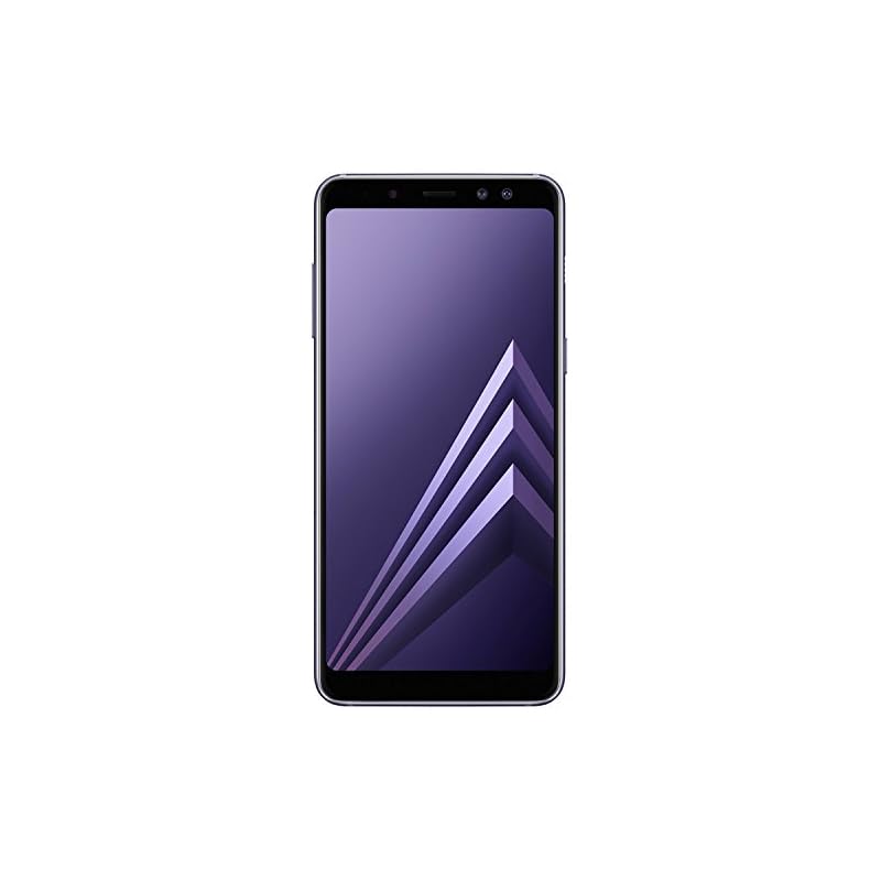 Samsung Galaxy A8 (2018) Factory Unlocked SM-A530F Dual SIM 32GB 4GB Ram, 5.6" Screen, 16MP Rear Camera + Dual Frontal Camera 16MP+8MP, IP68, 4G LTE GSM International Version No Warranty (Orchid Grey)