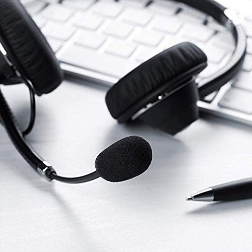 20 Pack Mini Size Lapel Headset Microphone Mic Sponge Windscreen Foam Cover Shield Protection (Black)