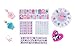 Hot Focus Scented Nail Boutique - 168 Piece Best Pals Nail Art Kit Includes Press on Nails, Nail Patches, Nail Stickers, Nail Polishes, Nail File and Ring - Non-Toxic Water Based Peel Off Nail Polish