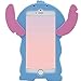 Blue Stitch Case for iPhone SE/ 5/ 5C/ 5S, FunTeens 3D Cartoon Animal Cute Funny Chic Soft Silicone Rubber Kawaii Cover,Animated Character Cool Shell for Kids Child Teens Girls Boys Guys(i5/SE)