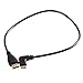 Smays Left Angle HD Mini HDMI to HDMI Cable for Camera, Flat DV, DC, Tablet TF101 (1.64 Feet=50 Centimeters)