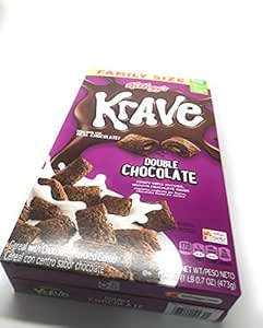 Amazon.com: Krave Double Chocolate Family Size 16.7 Cereal