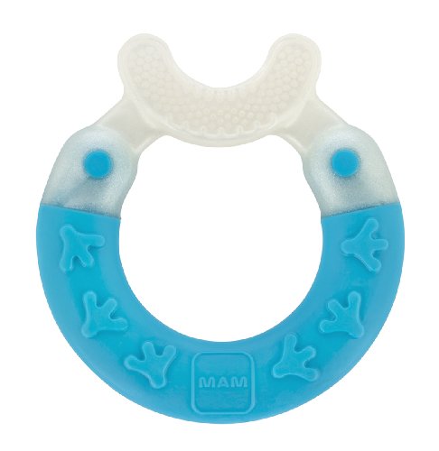 MAM Baby Toys, Teething Toys, Bite & Brush Teether, Boy, 3+ Months, 1-Count - //medicalbooks.filipinodoctors.org