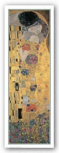 The Kiss by Gustav Klimt 11"x36.63" Art Print Poster