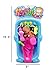Verphaoed Bathtime Doll Bath Set Mini Whale Bathtub Toy with Baby Doll Pretend Play Bath Toys Games for Kids