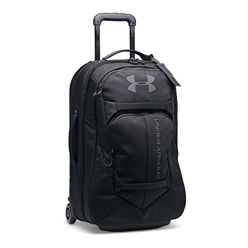 Under Armour Carry-On Rolling Travel Bag, Black/Black, One Size