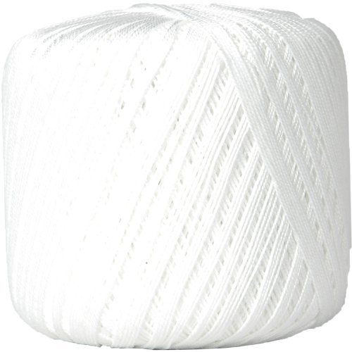ThreadArt 100% Cotton Crochet Thread Size 10, White 1 | Soft pure cotton crochet thread for lace, doilies, amigurumi and craf