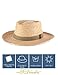 Scala Men's Raffia Gambler, Natural, Large/X-Large