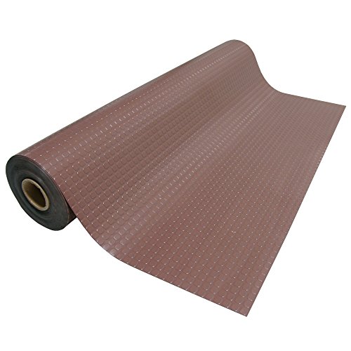 RubberCal BlockGrip Rubber Runner Mat 2mm x 4ft x 7ft Rubber Rolls Black Hardware Building