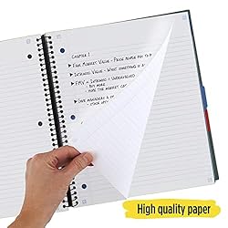 Five Star Advance Spiral Notebook + Study App, 3