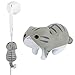 iAnko 4 Pcs (Whole Set) Little Cat Cute Cartoon Wire Clip Decoration/Cord Organizer Earphone Wrap Winder/Fixer Holder/Cord Manager/Cable Winder,fit for iPhone 4 4s 5 5s 6 6plus, Samsung, HTC, LG