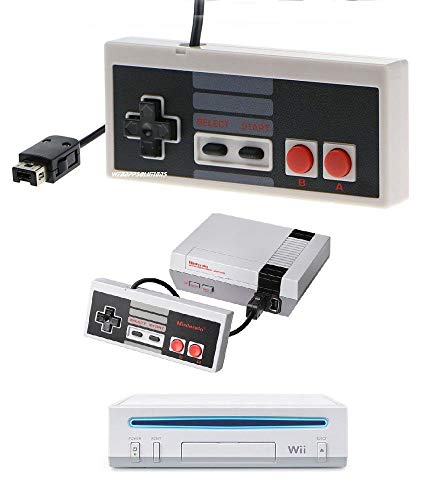 Bundle NES Classic Controller Compatible with Nintendo NES Classic Edition Mini, Replacement Wired Gamepad Game controller with 1.8m / 6ft Cable for NES Nintendo Classic Mini Edition